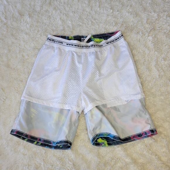 Wes and Willy dinosaur Volley Swim Trunks medium - Picture 4 of 5